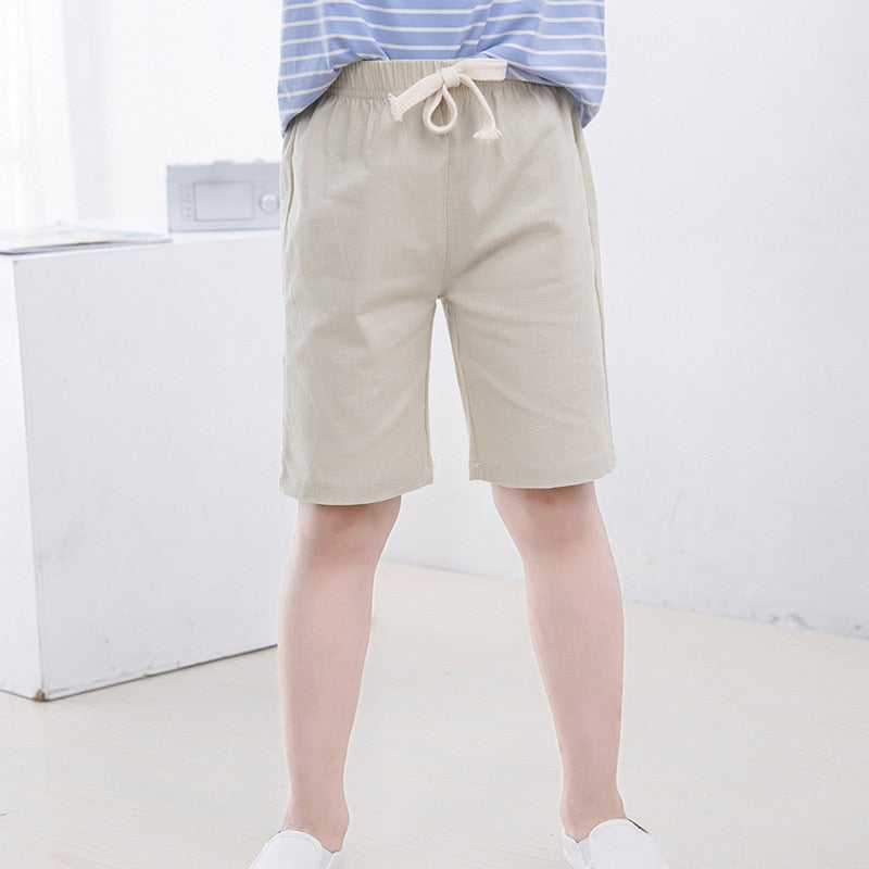Boys' Light Linen Shorts