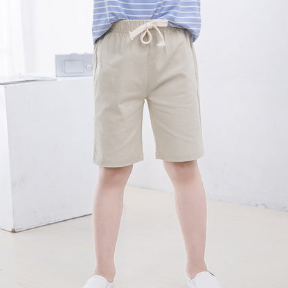 Boys' Light Linen Shorts