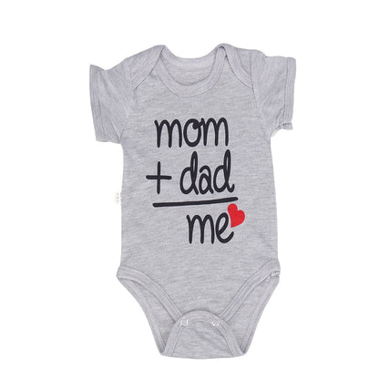 Baby's Printed Short Sleeve Summer Romper
