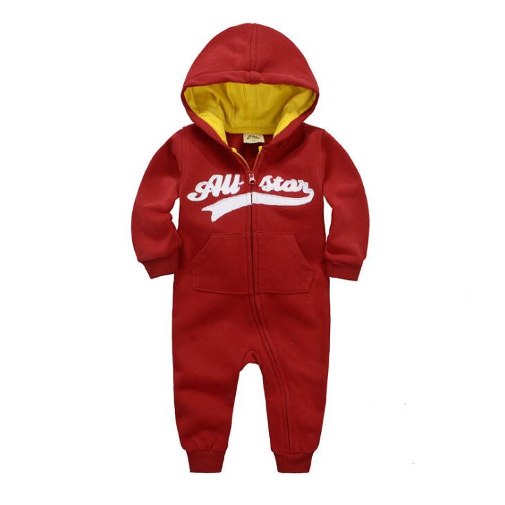 Baby Girl’s Casual Warm Cotton Jumpsuit
