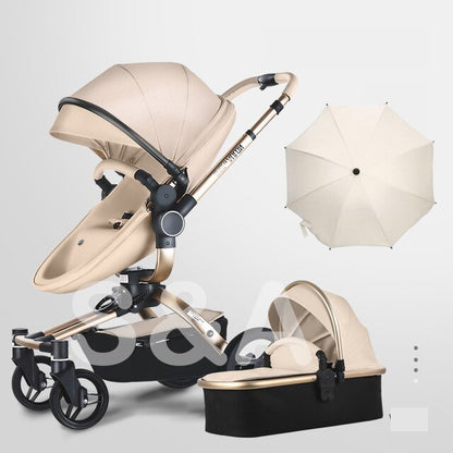 3 in 1 Oxford Baby Stroller