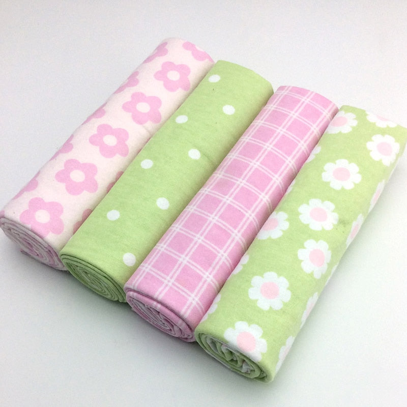 Small Cotton Blankets 4 pcs Set