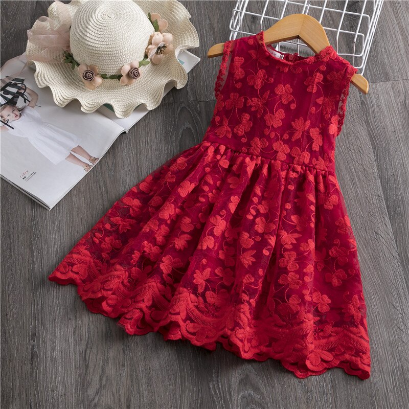Cute Sleeveless Plain Polyester Dress