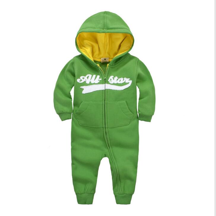 Baby Girl’s Casual Warm Cotton Jumpsuit