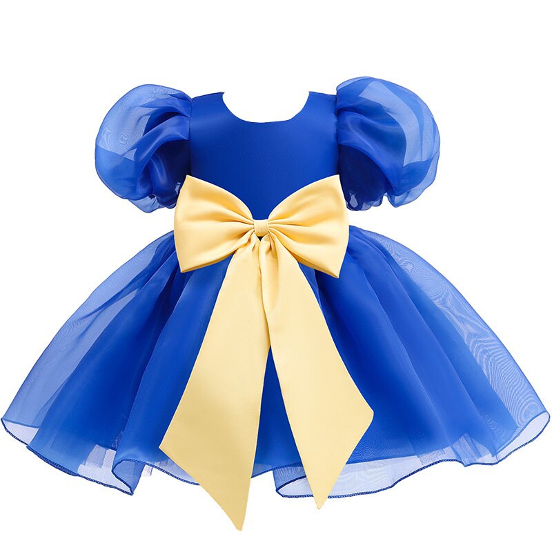 Girls Laced Solid Dress