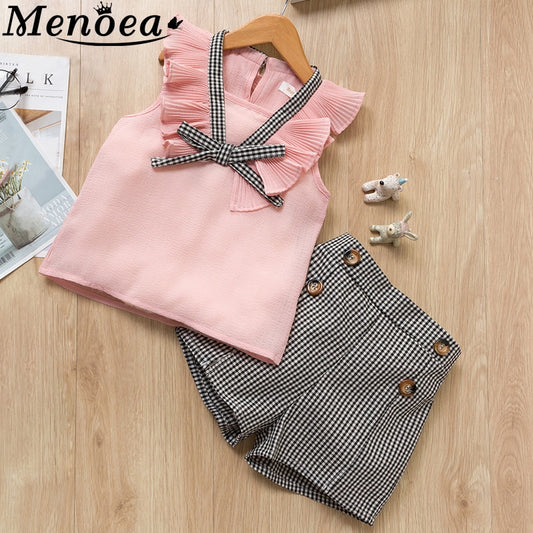 Girls Summer Printed Clothes Set 2 Pcs