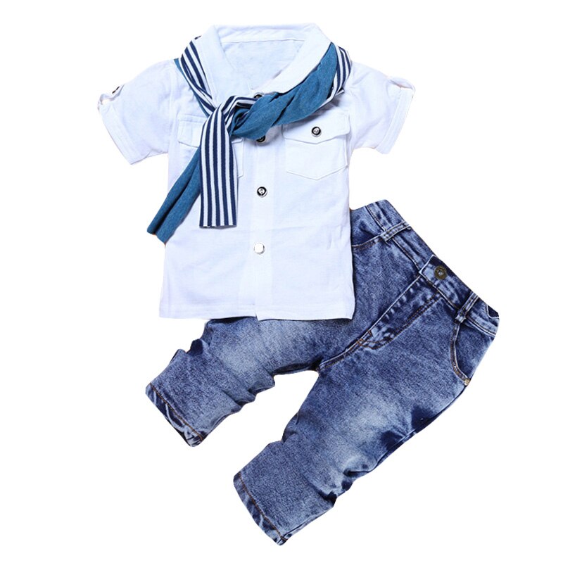 Boys' Casual Summer and Autumn Clothing Set