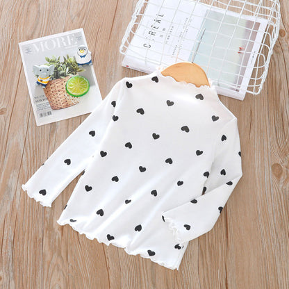 Kid's Soft Heart Patterned Sweater