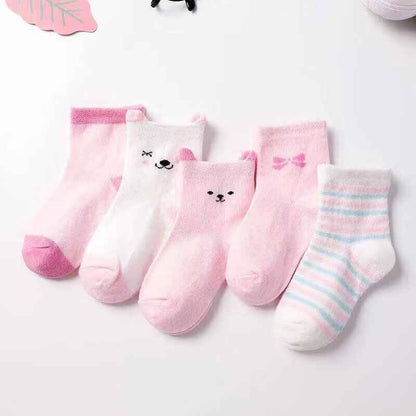 5 Pairs Spring Soft Socks