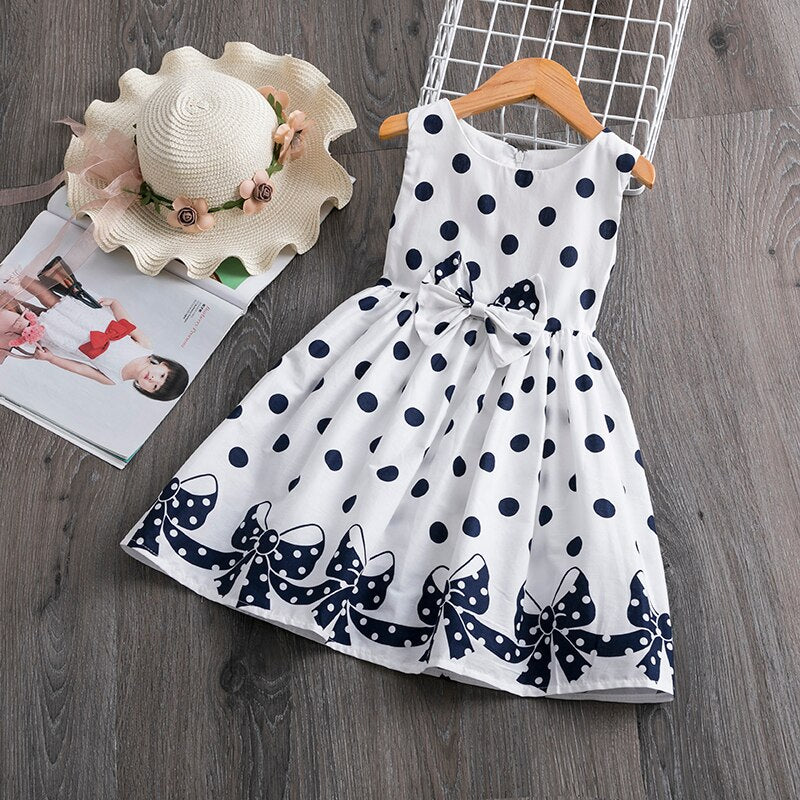 Cute Sleeveless Plain Polyester Dress