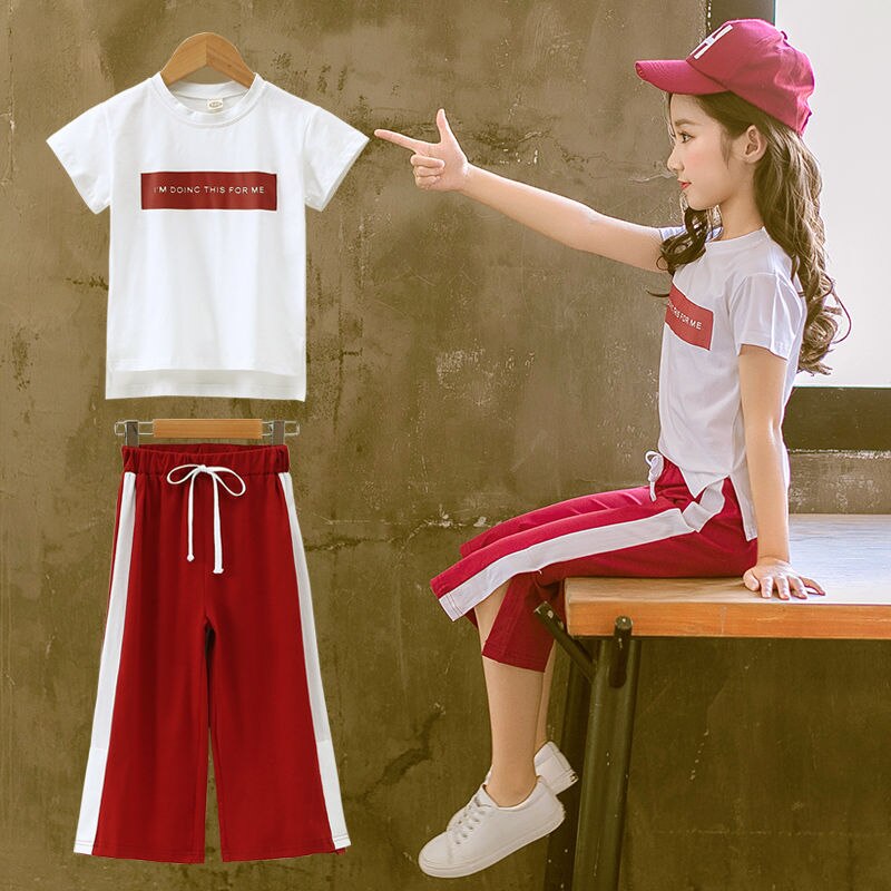 Girls Summer Printed Wet with Skirt