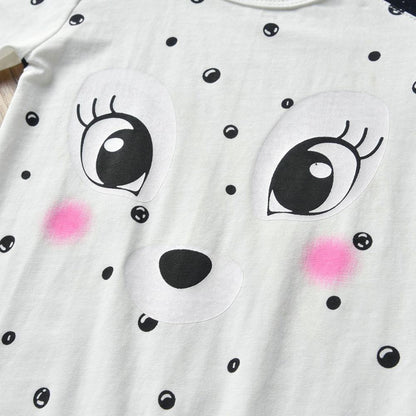 Baby Girl's Cute Fox Romper