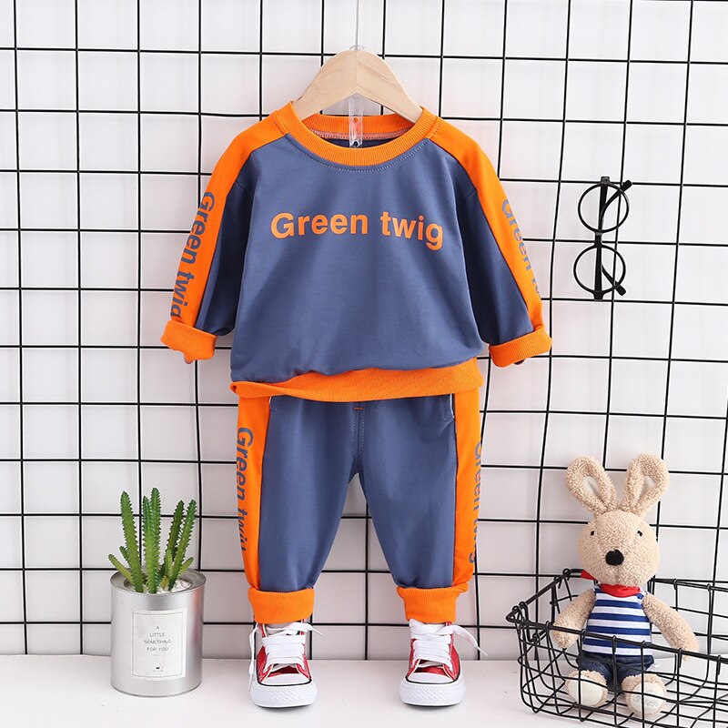 Children's Striped Cotton Tracksuit