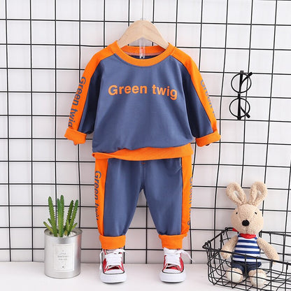 Children's Striped Cotton Tracksuit