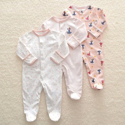 Baby's Long Sleeved Rompers 3 pcs Set