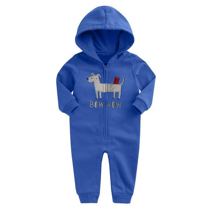 Baby Girl’s Casual Warm Cotton Jumpsuit