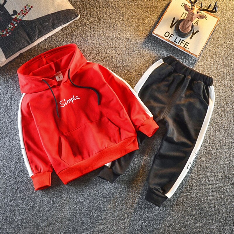 Children's Striped Cotton Tracksuit