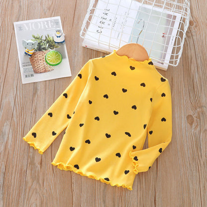 Kid's Soft Heart Patterned Sweater