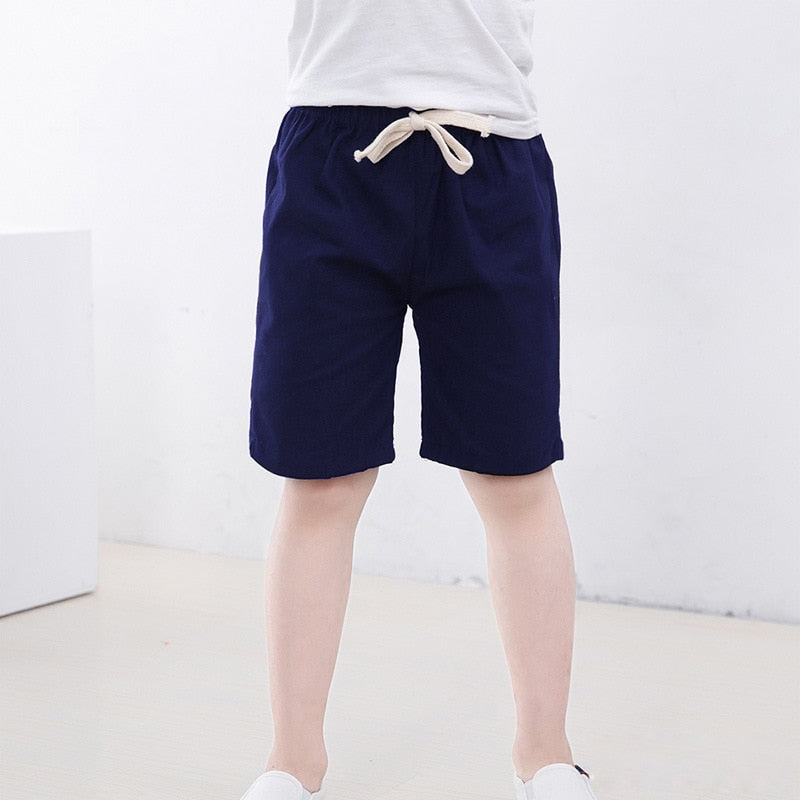 Boys' Light Linen Shorts