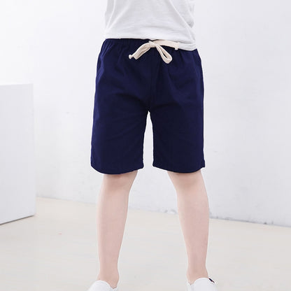 Boys' Light Linen Shorts