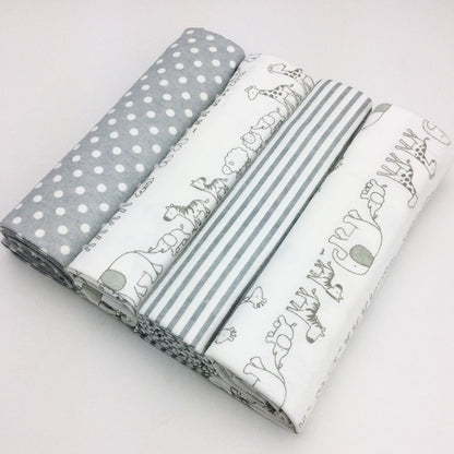 Small Cotton Blankets 4 pcs Set