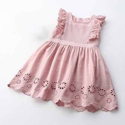 High-Quality Girls' Dress in Pink Color