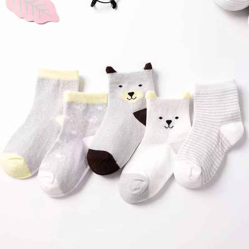 5 Pairs Spring Soft Socks