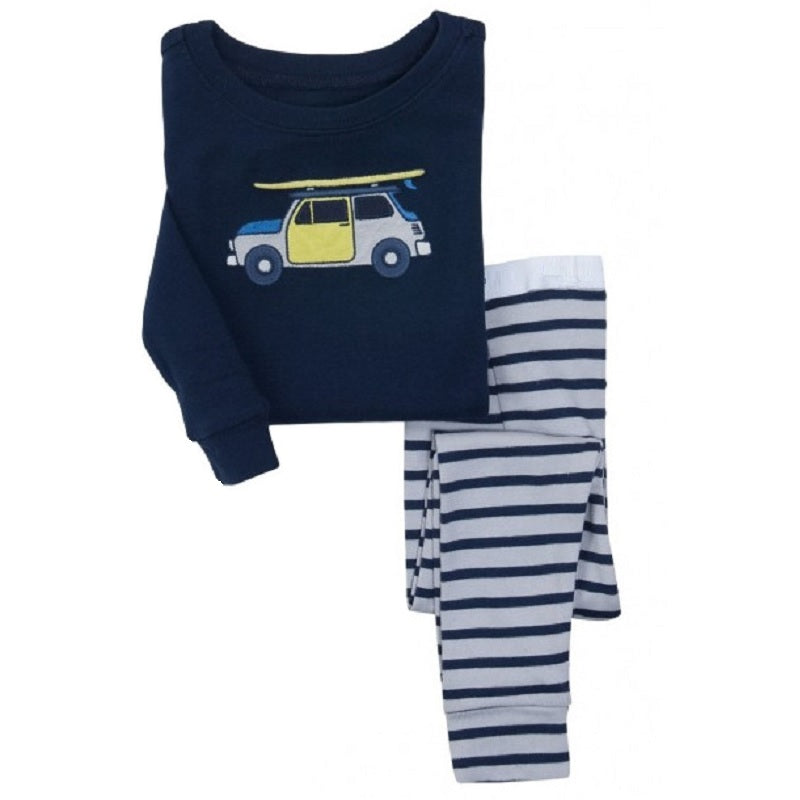 Cute Boy`s Cotton T-Shirt and Pants Set