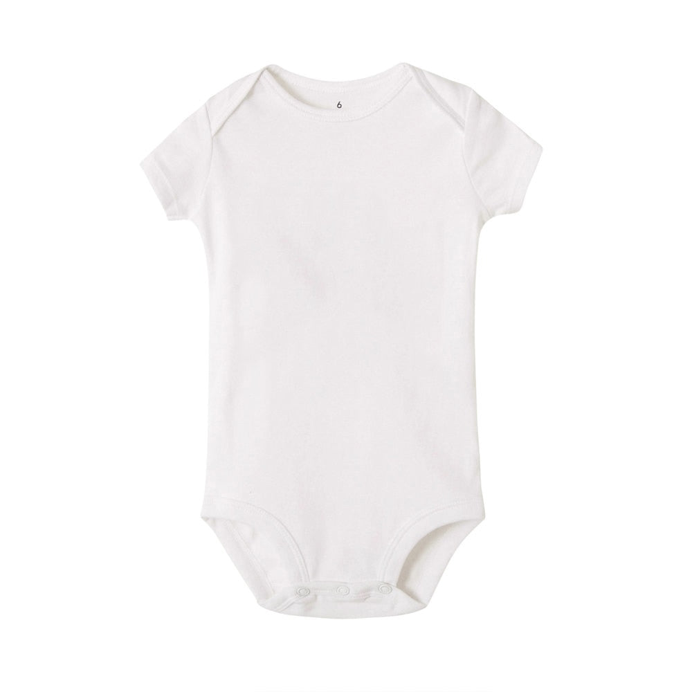 Baby's Printed Short Sleeve Summer Romper