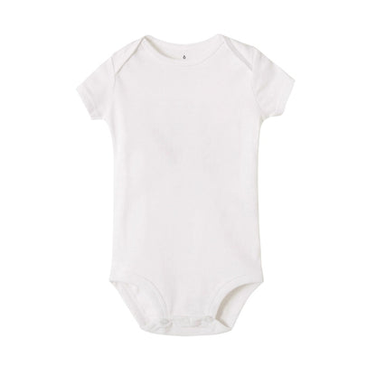 Baby's Printed Short Sleeve Summer Romper