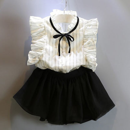 Girls Summer Printed Clothes Set 2 Pcs