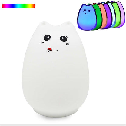 Kid's Bedroom Cute Cat LED Night Light